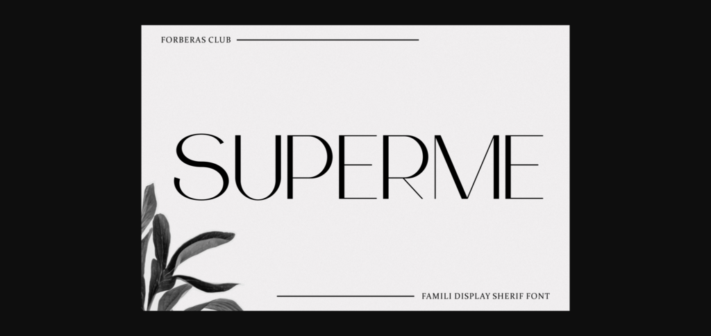 Superme Font Poster 3