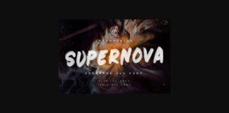 Supernova Font Poster 1