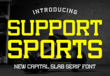 Support Sports Font