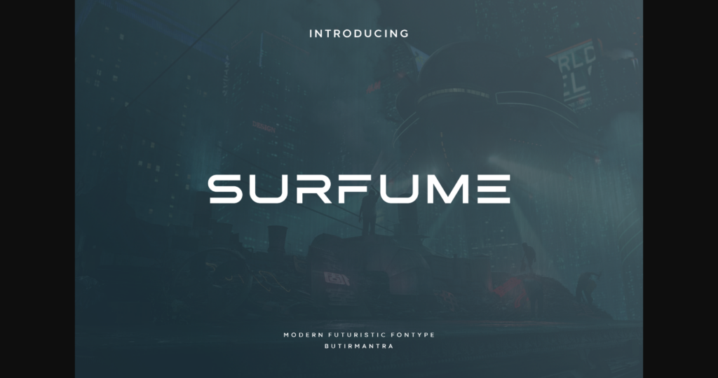 Surfume Font Poster 3