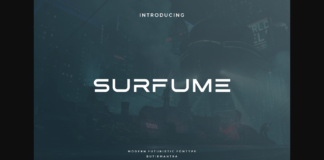 Surfume Font Poster 1