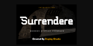 Surrendere Poster 1