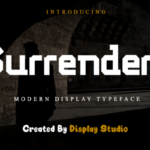 Surrendere Fonts