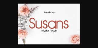 Susans Font Poster 1