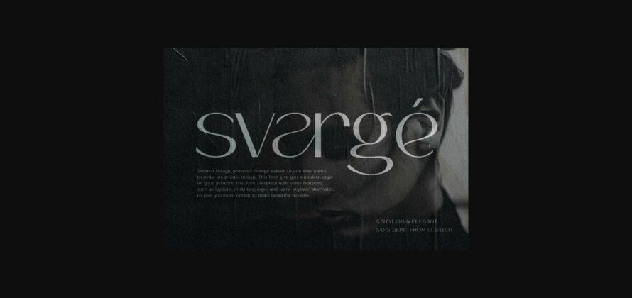 Svarge Font Poster 3