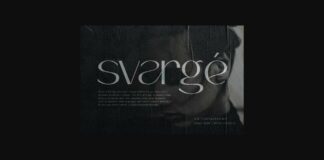 Svarge Font Poster 1