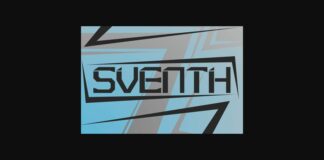 Sventh Font Poster 1