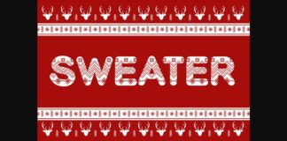 Sweater Font Poster 1