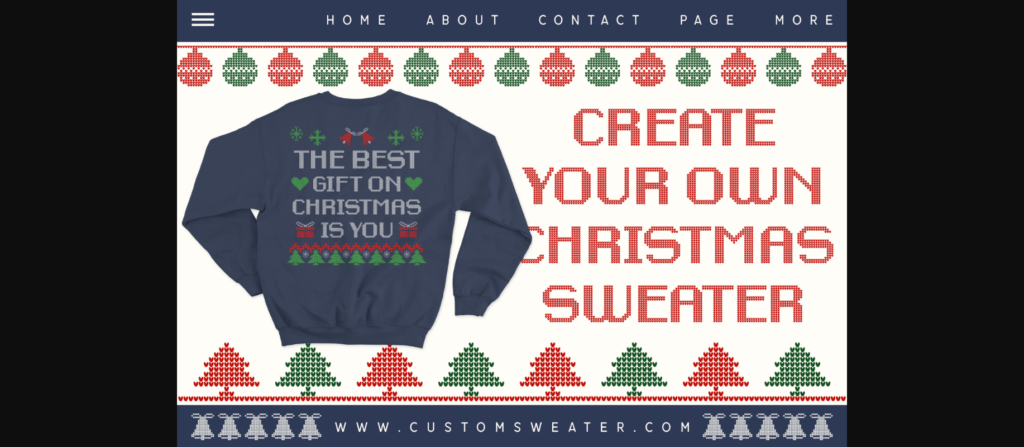 Sweater by Santa Font Poster 7