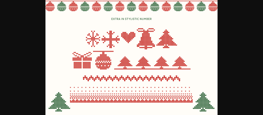 Sweater by Santa Font Poster 9