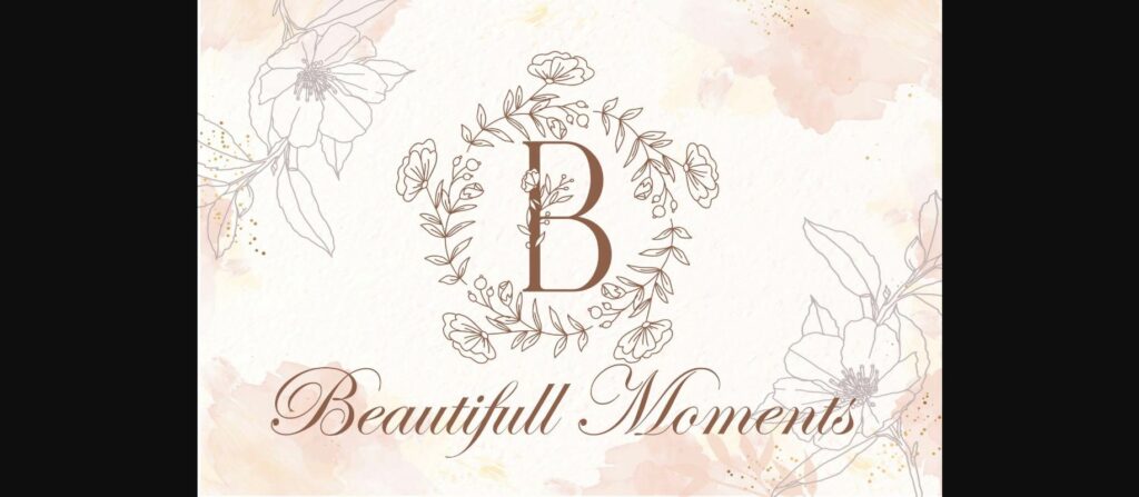 Sweet Bloom Monogram Font Poster 2