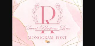 Sweet Blossom Font Poster 1