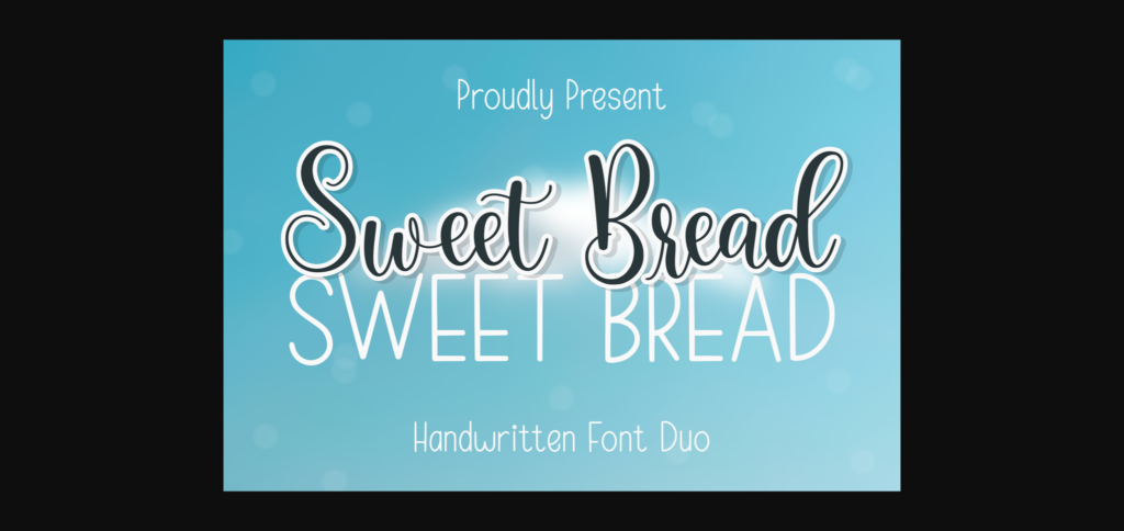 Sweet Bread Font Poster 1