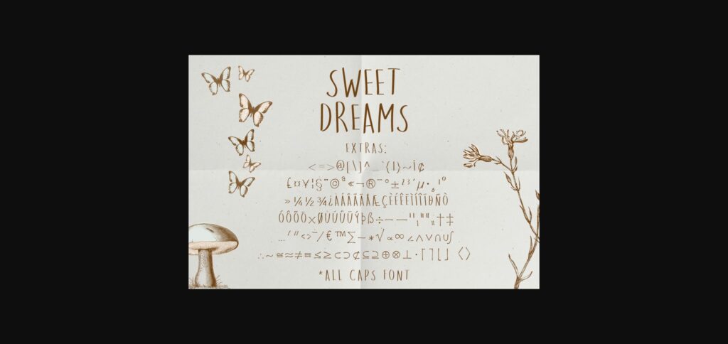 Sweet Dreams Font Poster 5