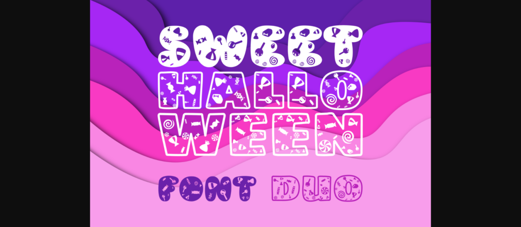 Sweet Halloween Duo Font Poster 1