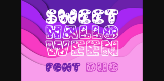 Sweet Halloween Duo Font Poster 1