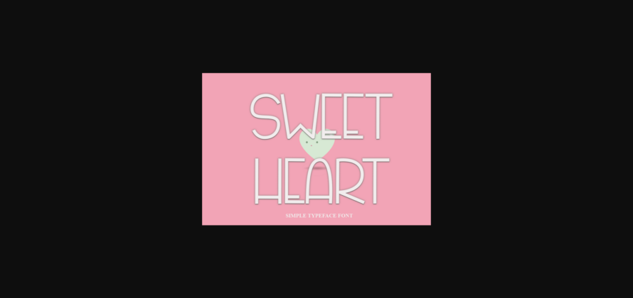 Sweet Heart Font Poster 3