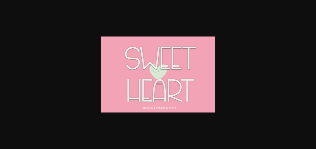 Sweet Heart Font Poster 1