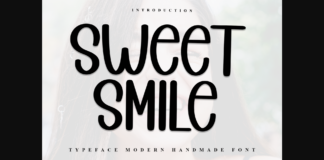 Sweet Smile Font Poster 1