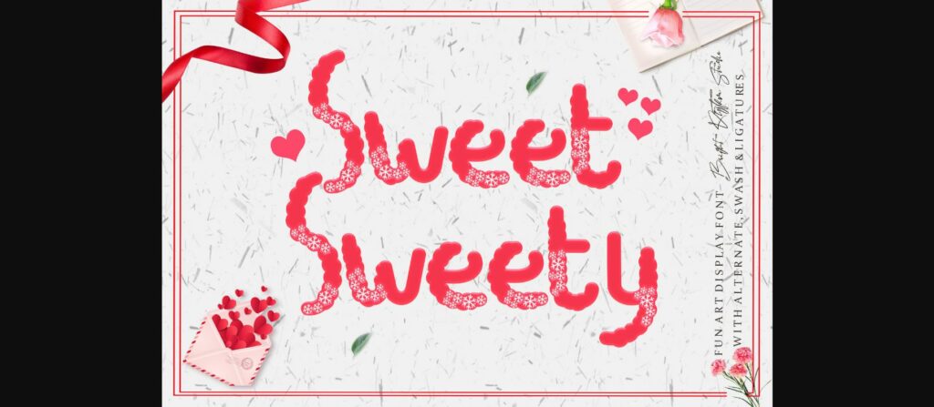 Sweet Sweety Font Poster 1