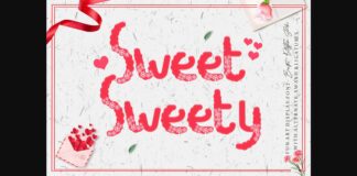 Sweet Sweety Font Poster 1
