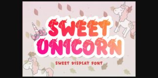 Sweet Unicorn Font Poster 1