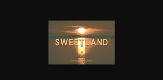 Sweetland Font Poster 1