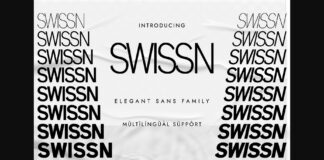 Swissn Font Poster 1