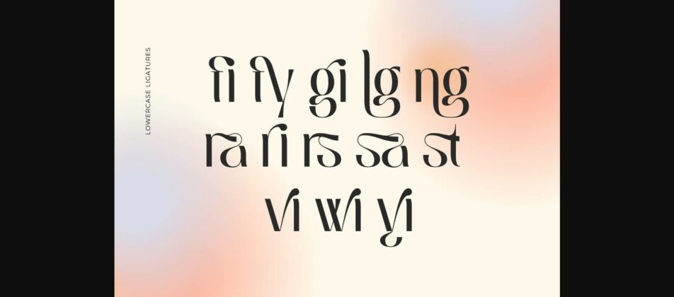 Syage Font Poster 5