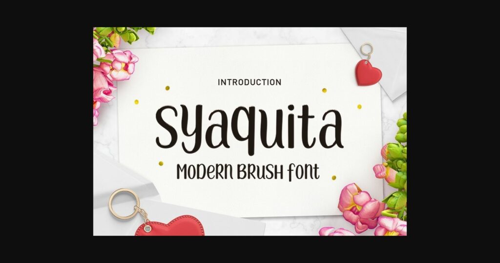 Syaquita Font Poster 3