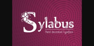 Sylabus Font Poster 1