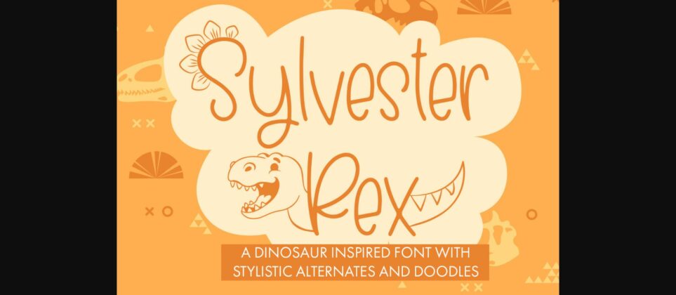 Sylvester Rex Font Poster 3