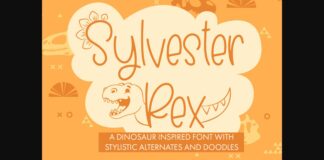 Sylvester Rex Font Poster 1