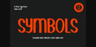 Symbols Font Poster 1