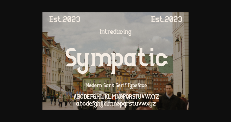 Sympatic Font Poster 3