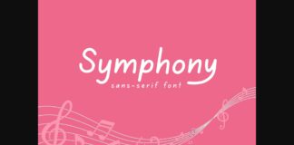 Symphony Font Poster 1