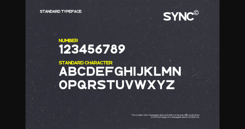 Sync Font Poster 6