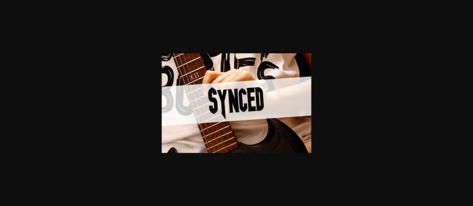 Synced Font Poster 1