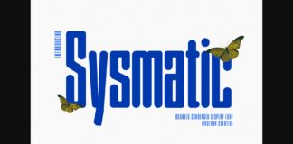 Sysmatic Font Poster 1