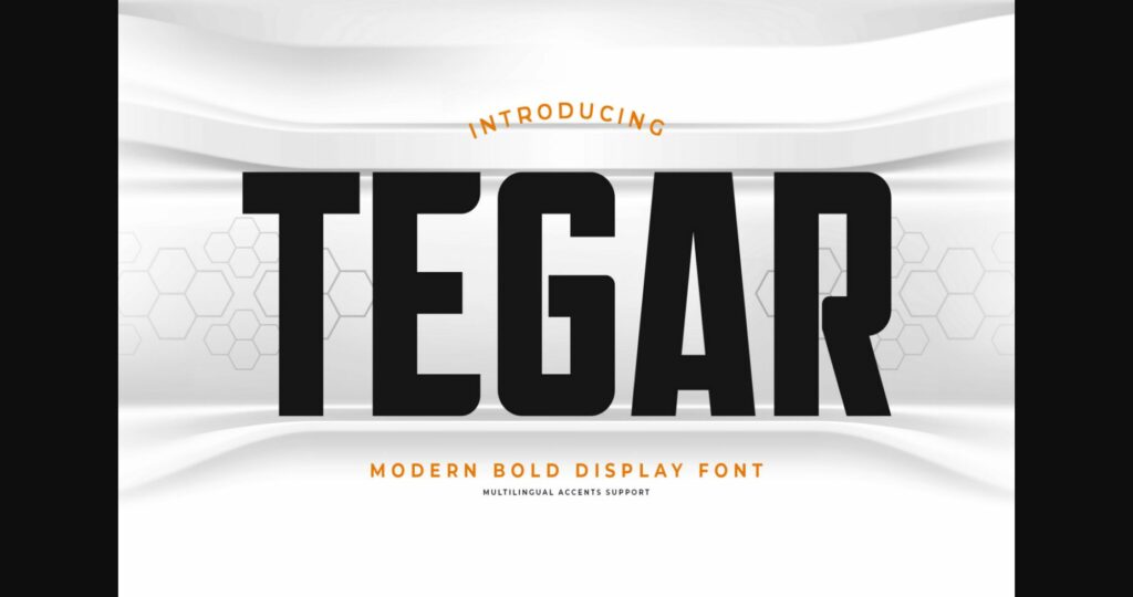 Tegar Font Poster 3