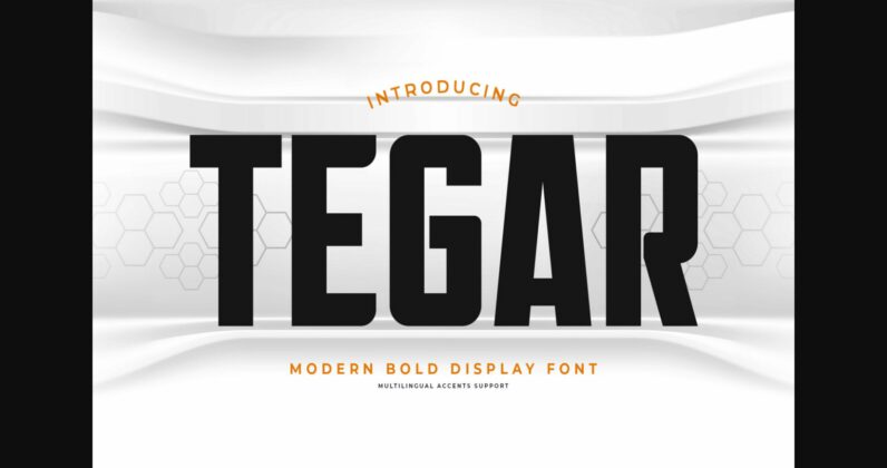 Tegar Font Poster 1