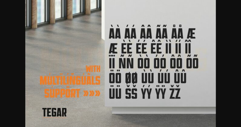 Tegar Font Poster 11