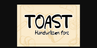 Toast Font Poster 1