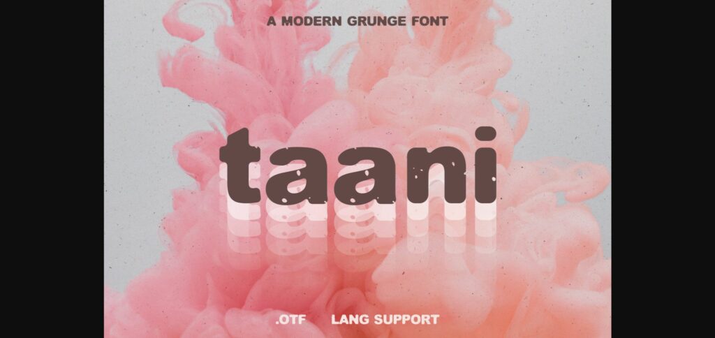 Taani Font Poster 3