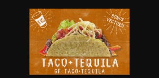 Taco and Tequila Font Poster 1