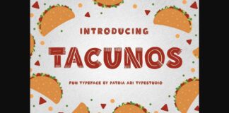 Tacunos Font Poster 1