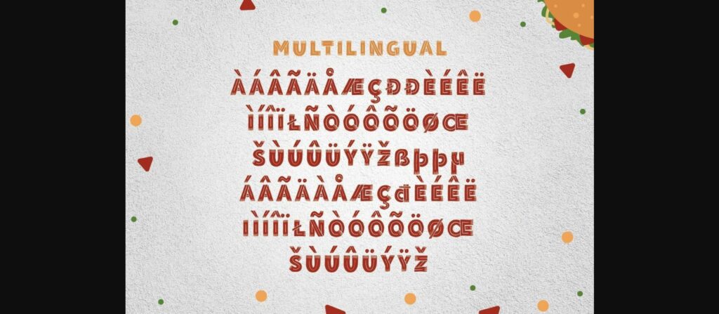 Tacunos Font Poster 8