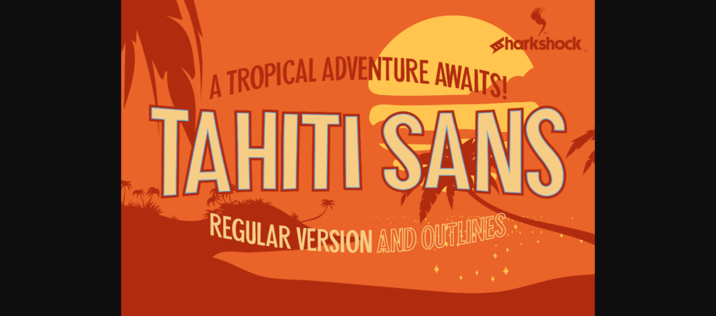 Tahiti Sans Font Poster 1