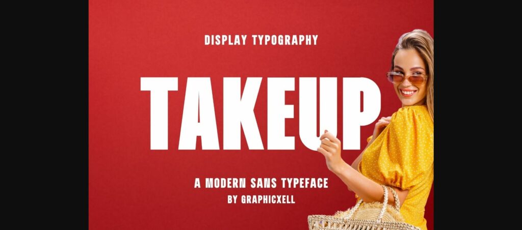 Takeup Font Poster 1