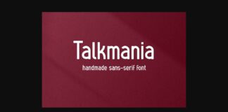 Talkmania Font Poster 1